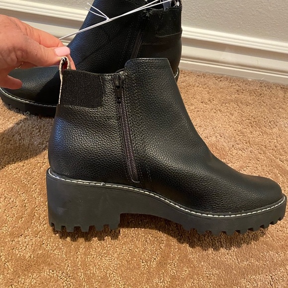 Universal thread women’s Black Ankle Boots Zipper New size 10 stylish comfort - Picture 7 of 15
